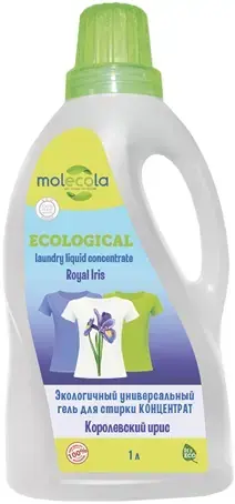 Molecola Ecological Laundry Liquid Concentrate Royal Iris экологичный универсальный гель для стирки концентрат (1 л)