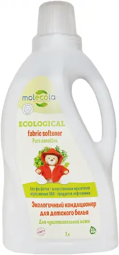 Molecola Ecological Fabric Softener Pure Sensitive экологичный кондиционер для стирки детского белья (1 л)