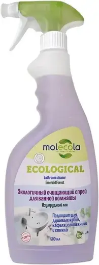 Molecola Ecological Bathroom Cleaner Emerald Forest экологичный очищающий спрей для ванной комнаты (500 мл)