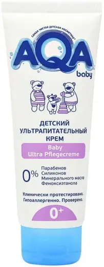 Aqa Baby крем детский ультрапитательный 0+ (75 мл)
