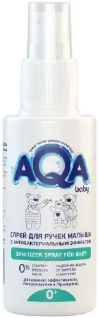 Aqa Baby спрей для рук с антибактериальным эффектом 0+ (100 мл)