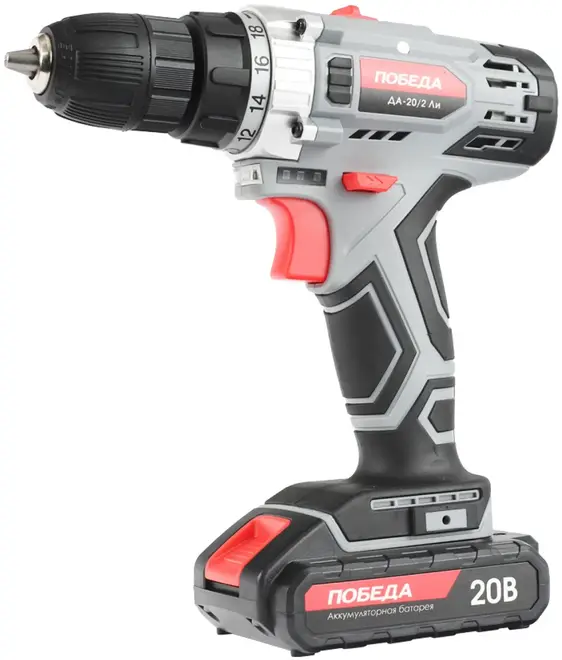 Победа ДА-20/2 ЛИ дрель-шуруповерт аккумуляторная №180201638 (20 В)