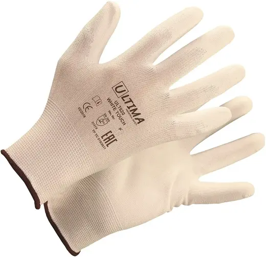 Ultima 620 перчатки трикотажные (10/XL) полиуретан частичный облив