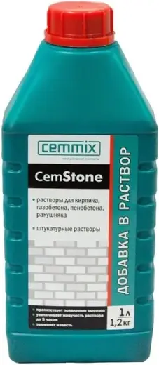 Cemmix Cemstone для Кладки добавка для строительных растворов (1 л)