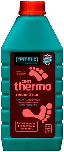 Cemmix Cemthermo Теплый Пол добавка для строительных растворов (1 л)