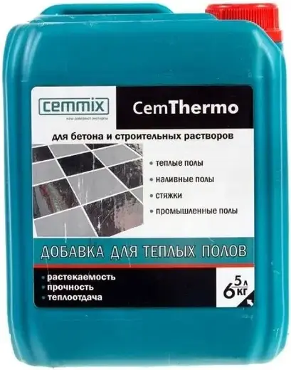 Cemmix Cemthermo Теплый Пол добавка для строительных растворов (5 л)