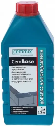 Cemmix Cembase Фундамент добавка для строительных растворов (1 л)