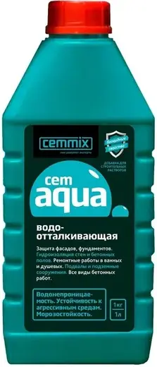 Cemmix Cemaqua Водоотталкивающая добавка для строительных растворов (1 л)