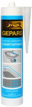 Gepard Санитарный герметик силиконовый (280 мл) бесцветный