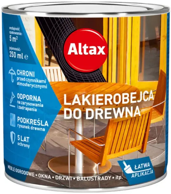 Altax Lakierobejca do Drewna лак-морилка (250 мл) тик сатиновый