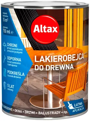 Altax Lakierobejca do Drewna лак-морилка (750 мл) махагон сатиновый