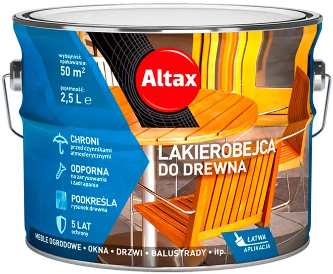 Altax Lakierobejca do Drewna лак-морилка (2.5 л) дуб сатиновый