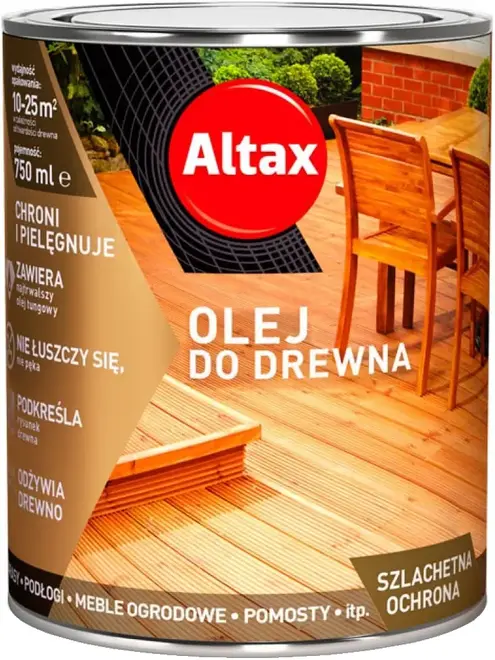 Altax Olej do Drewna масло для дерева (750 мл) каштан