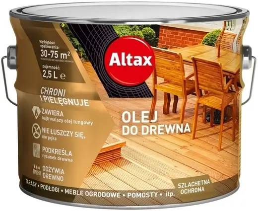 Altax Olej do Drewna масло для дерева (2.5 л) тик