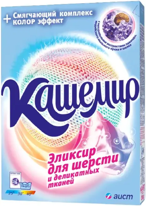 Аист Кашемир Эликсир средство моющее синтетическое для шерсти и деликатных тканей (350 г)