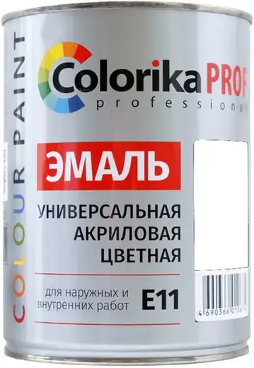 Colorika Prof Color Paint эмаль универсальная акриловая (900 мл) белая