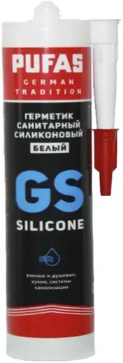 Пуфас GS Silicone герметик санитарный силиконовый (280 мл) белый