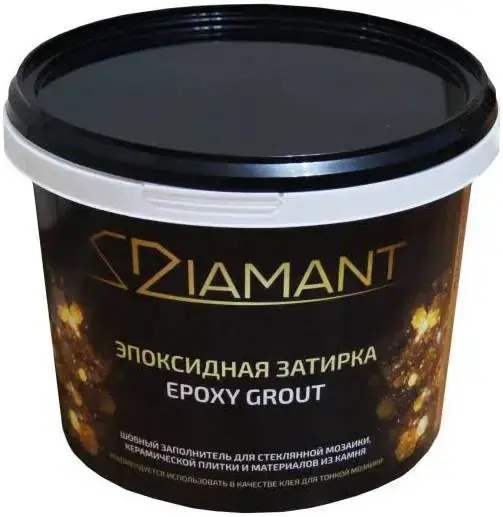 Диамант Epoxy Grout затирка эпоксидная (1 кг) хамелеон (базабаза под колеровку)