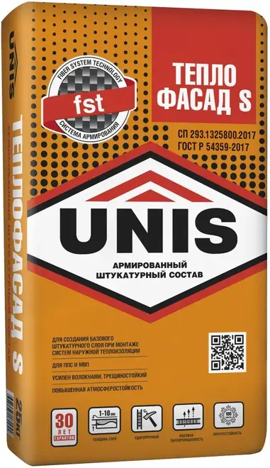 Юнис Теплофасад S штукатурный состав для армирования (25 кг)