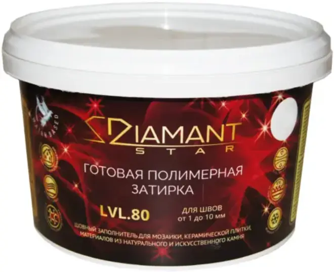 Диамант Star LVL.80 Color готовая полимерная затирка (2 кг)