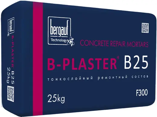 Bergauf B-Plaster B25 тонкослойный ремонтный состав (25 кг)