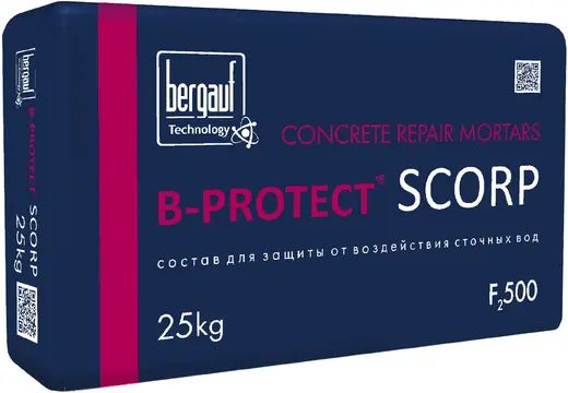 Bergauf B-Protect Scorp сульфатостойкий штукатурный состав (25 кг)