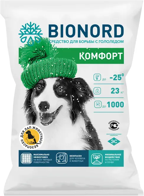 Бионорд Green средство для борьбы с гололедом (23 кг)