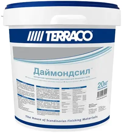 Terraco Diamondseal покрытие-грунтовка защитное прозрачное (20 кг) бесцветный