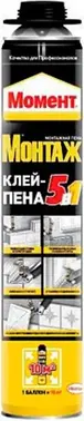 Момент Монтаж 5 в 1 Pro клей-пена монтажная профессиональная (750 мл)