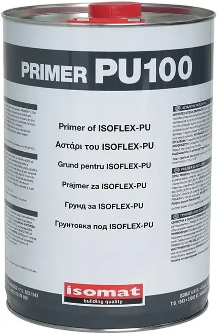 Isomat Primer-PU 100 полиуретановая грунтовка с растворителями (5 кг)