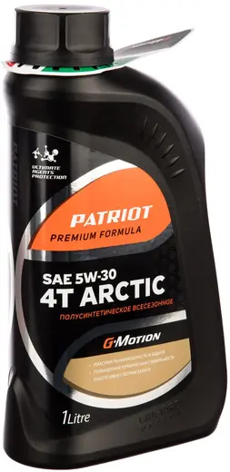 Патриот G-Motion SAE 5W-30 4T Arctic масло моторное полусинтетическое всесезонное (1 л)