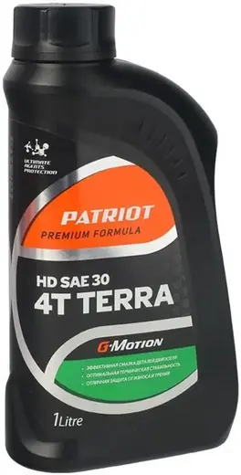Патриот G-Motion HD SAE 30 4Т Terra масло моторное минеральное (1 л)