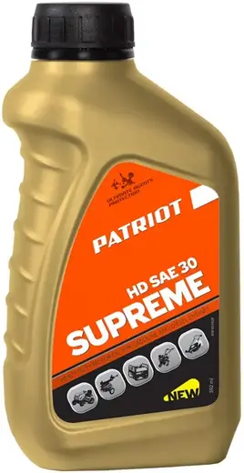 Патриот Supreme HD SAE 30 масло моторное минеральное (592 мл)