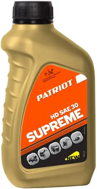 Патриот Supreme HD SAE 30 масло моторное минеральное (592 мл)