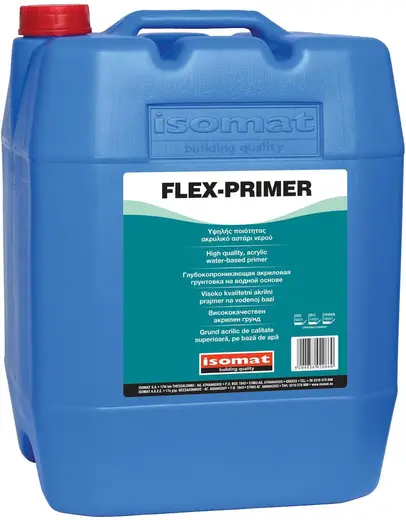 Isomat Flex-Primer глубокопроникающая акриловая грунтовка на водной основе (10 кг)