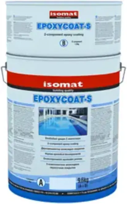 Isomat Epoxycoat-S двухкомпонентное эпоксидное покрытие для бассейнов (9.6 кг)