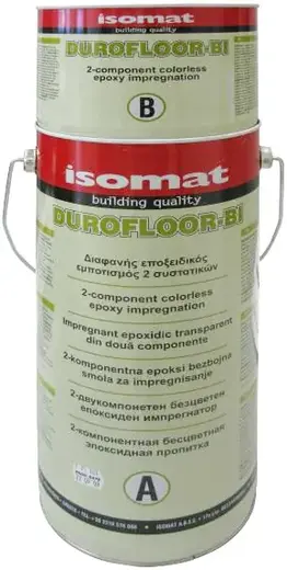Isomat Durofloor-Bi двухкомпонентная эпоксидная пропитка (10 кг)