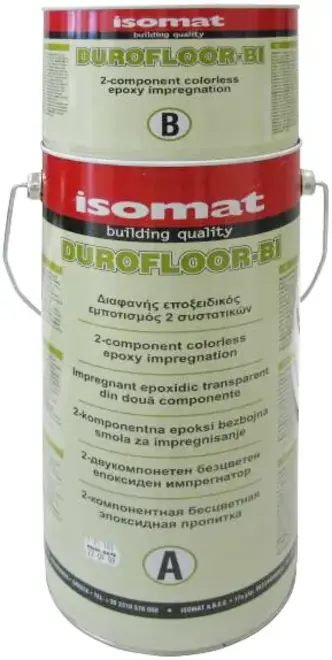 Isomat Durofloor-Bi двухкомпонентная эпоксидная пропитка (10 кг)