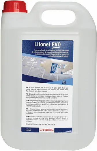 Литокол Litonet Evo жидкое чистящее средство для керамической облицовки (5 л)