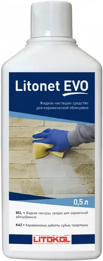 Литокол Litonet Evo жидкое чистящее средство для керамической облицовки (500 мл)