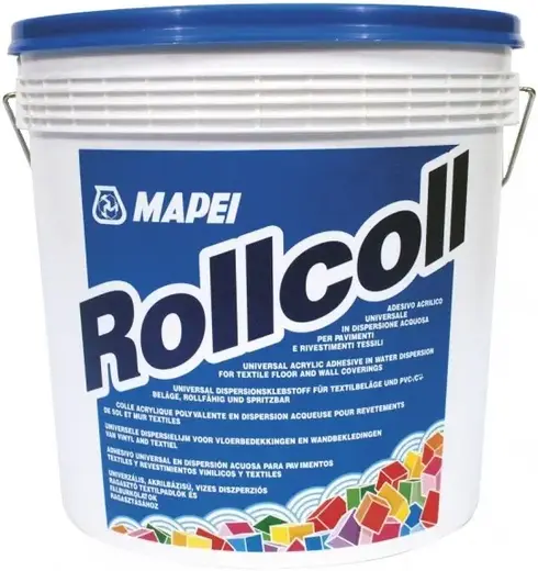 Mapei Rollcoll клей для виниловых напольных и настенных покрытий (16 кг)