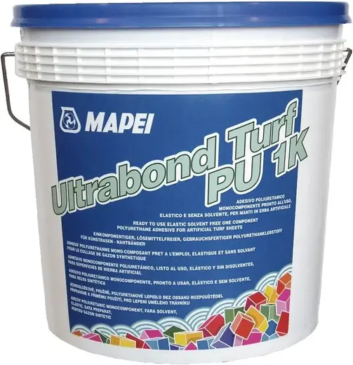 Mapei Ultrabond Turf PU 1К полиуретановый клей для приклеивания искусственной травы (15 кг)