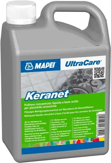 Mapei Ultracare Keranet очиститель цементных остатков на керамической плитке (5 л)