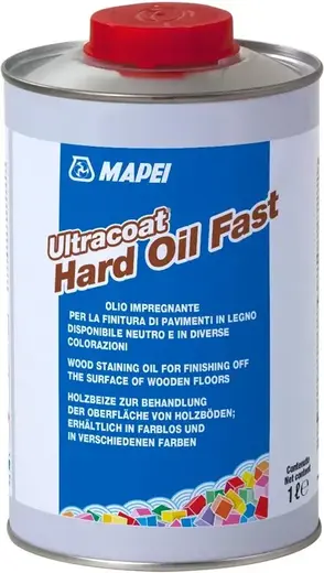 Mapei Ultracoat Hard Oil Fast масло для окрашивания и отделки деревянных полов (1 л) акация Acacia