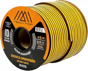 Tech-Top уплотнитель для окон и дверей самоклеящийся (9*100 м/8 мм) D-профиль коричневый