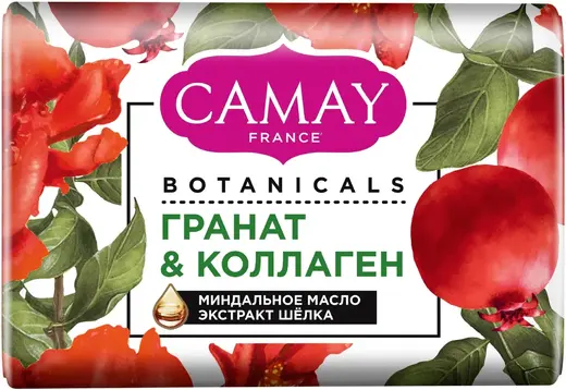 Camay France Botanicals Гранат & Коллаген мыло туалетное (85 г)