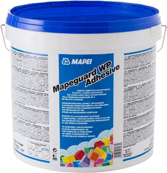 Mapei Mapeguard WP Adhesive 2-комп эластичный цементный клей (6.65 кг (компоненты А+В)