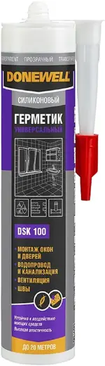 Donewell DSK 100 герметик силиконовый универсальный (260 мл)