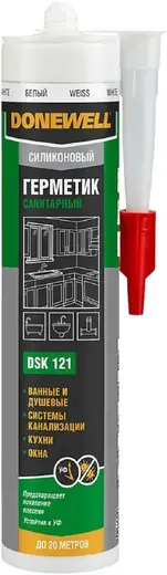 Donewell DSK 121 герметик силиконовый санитарный (260 мл)