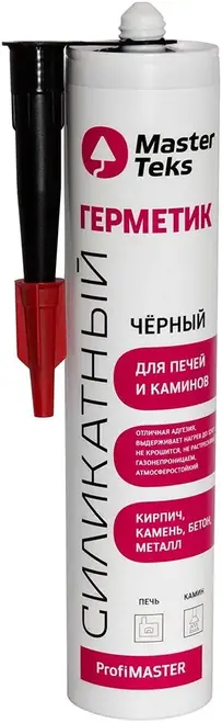 Masterteks Profimaster герметик силикатный для печей и каминов (260 мл)